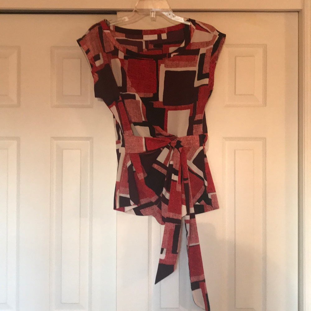 Red blouse